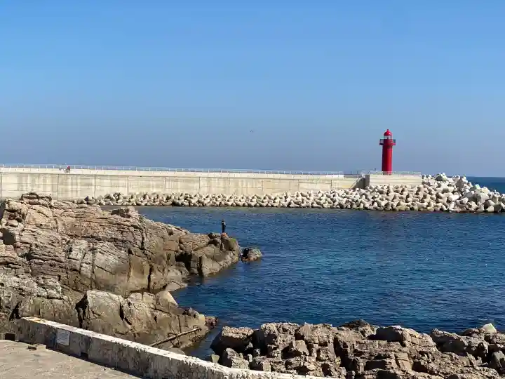 맞은편-축산방파제-사진