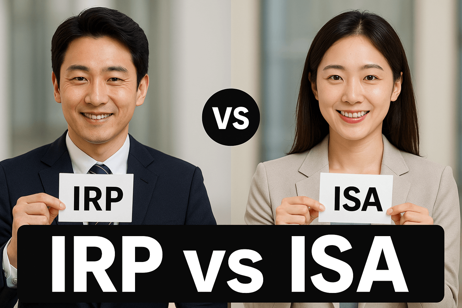 개인형 퇴직연금(IRP)과 ISA 계좌 차이점-사진