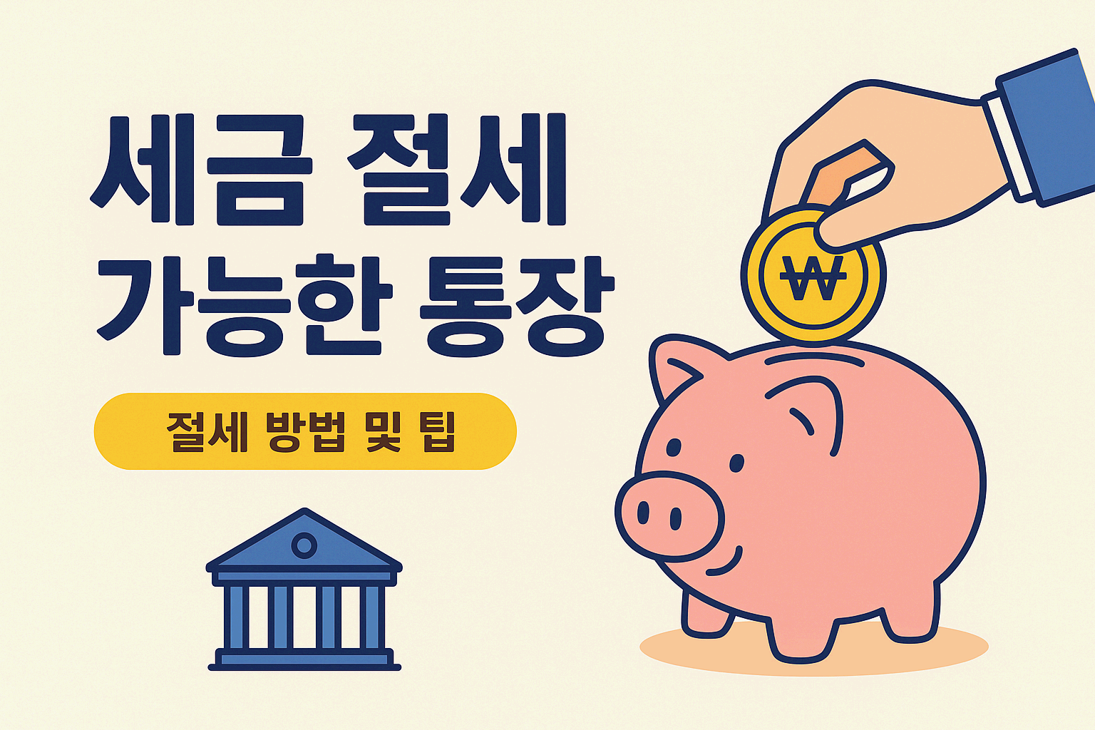 절세 가능한 통장, 알고 계신가요?