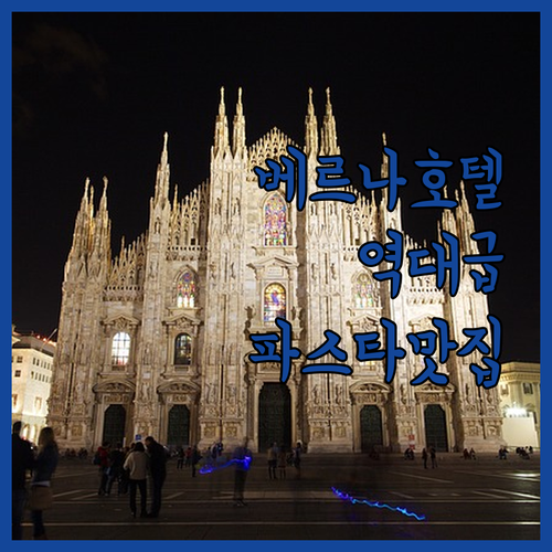 밀라노 중앙역 근처 호텔 베르나 숙소..