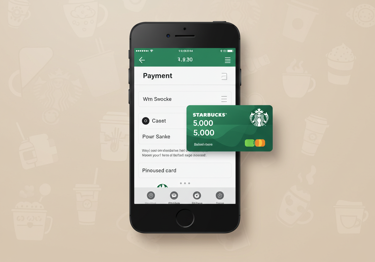 스타벅스 카드 앱으로 잔액 확인하는 가장 쉬운 방법
