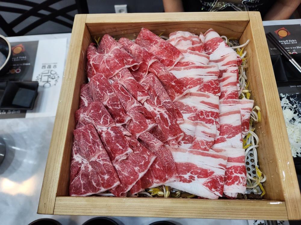 편백찜고기세트