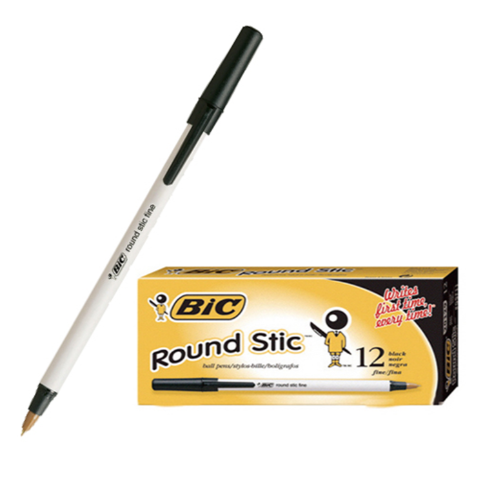 직장인 회사생활 직장생활 필기구 볼펜 빅 라운드 스틱 bic rounsd stic