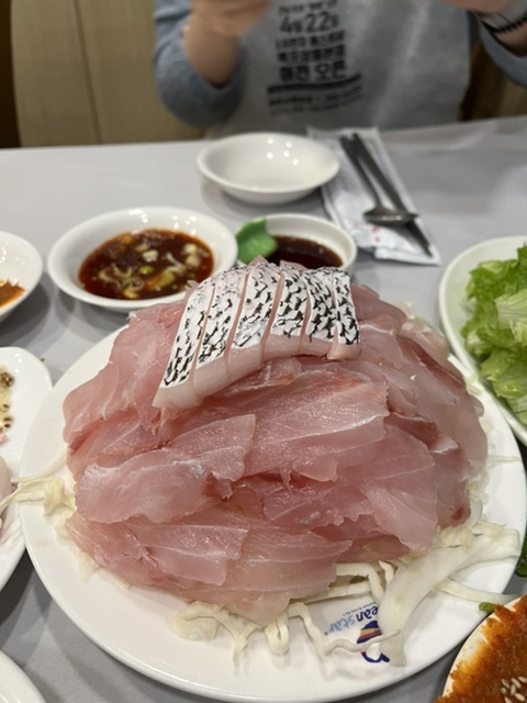 목포 민어회