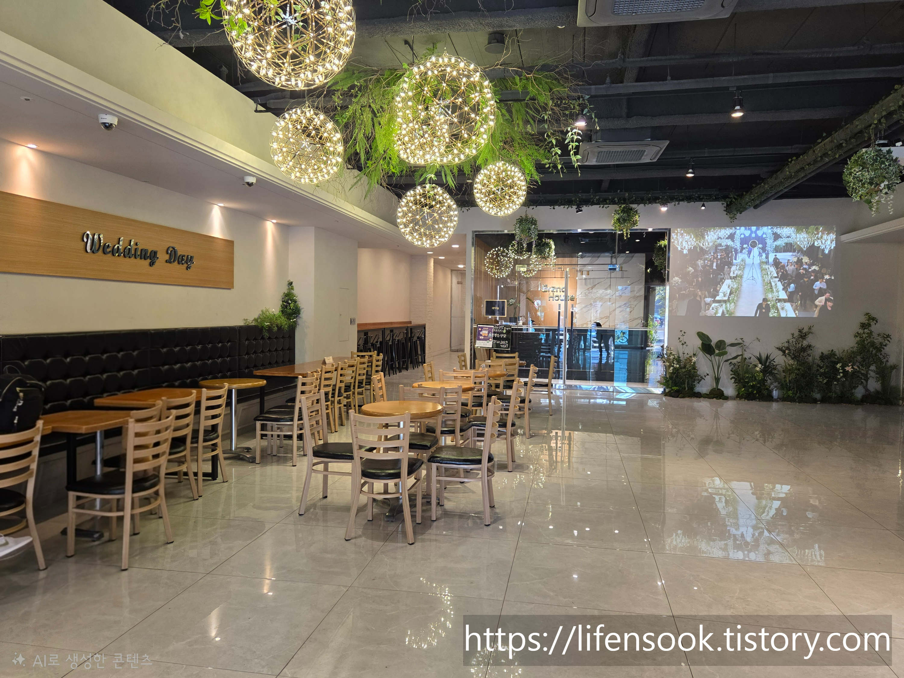 그랜드하우스 웨딩 1층 로비