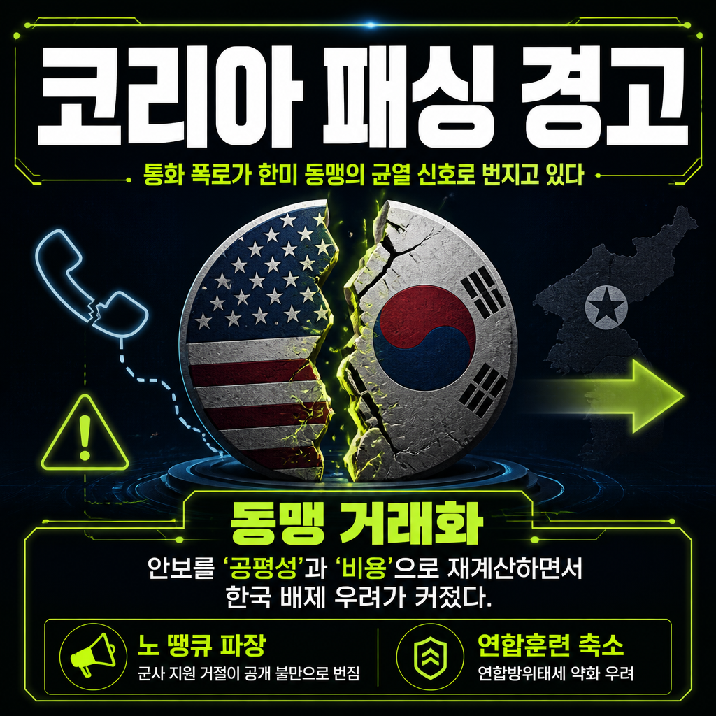 코리아 패싱 경고