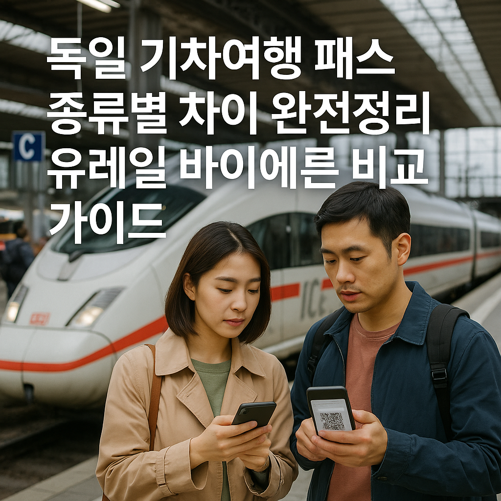독일 기차여행 패스 종류별 차이 완전정리 유레일 바이에른 비교 가이드
