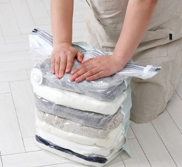 여행 캐리어 정리용 의류 압축팩 세트