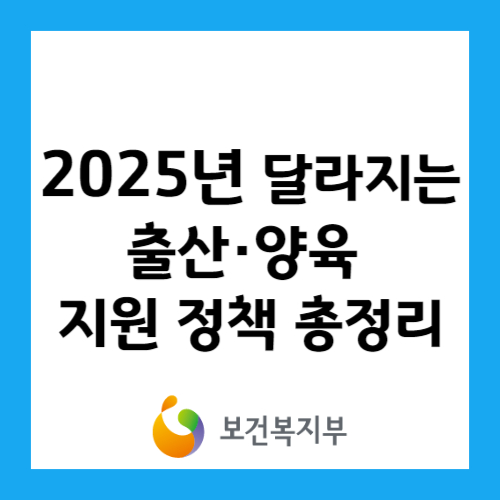출산,양육 지원정책