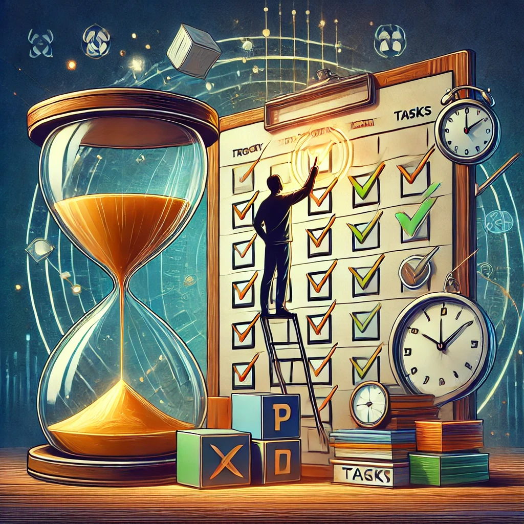 an image representing the concept of prioritizing tasks under time pressure