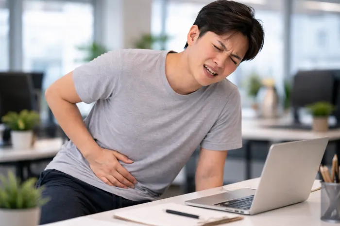 오른쪽 옆구리 통증 원인