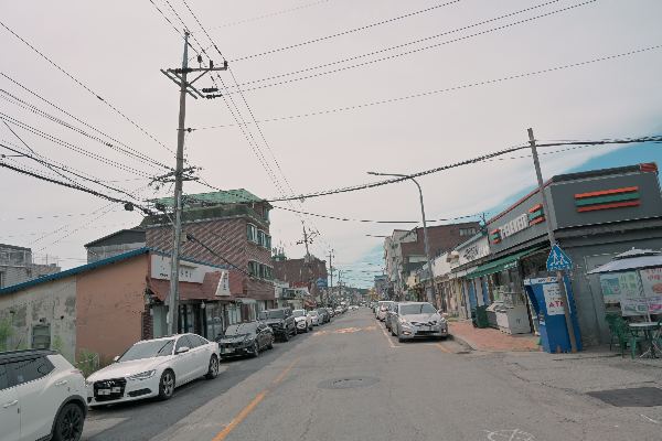 한적 한 시골 분위기의 북경반점 주변