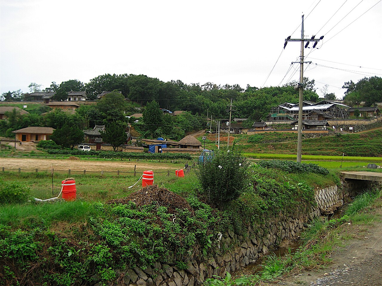 경주 양동마을 전경