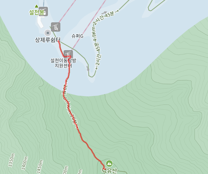 덕유산 향적봉 1코스