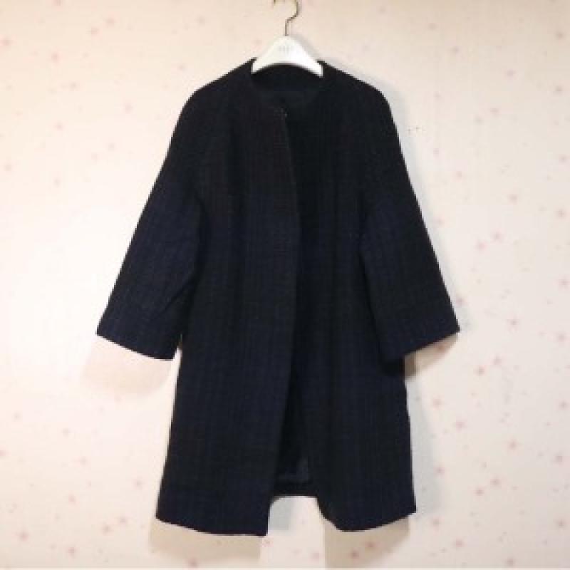 쁘렝땅 여성66정도 모직코트 구제렐라wc293