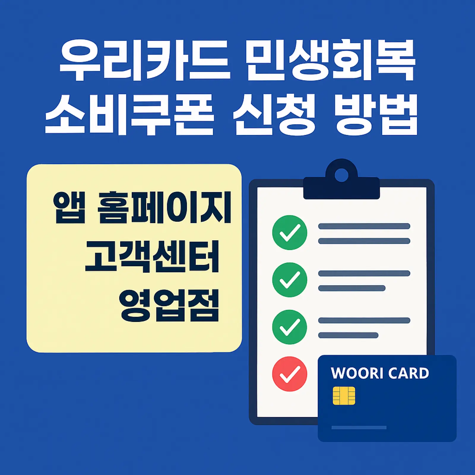 우리카드-민생회복-소비쿠폰-신청-방법-앱-홈페이지-고객센터-영업점-썸네일