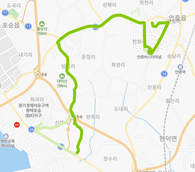 평택-86번-버스-노선-지도