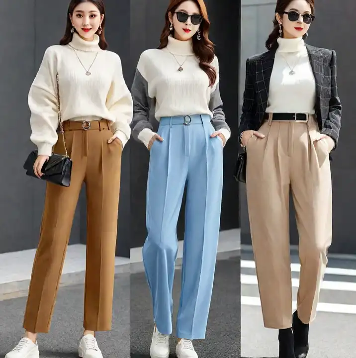 겨울 바지 코디 추천. 여성 기모바지, 남성 기모 팬츠