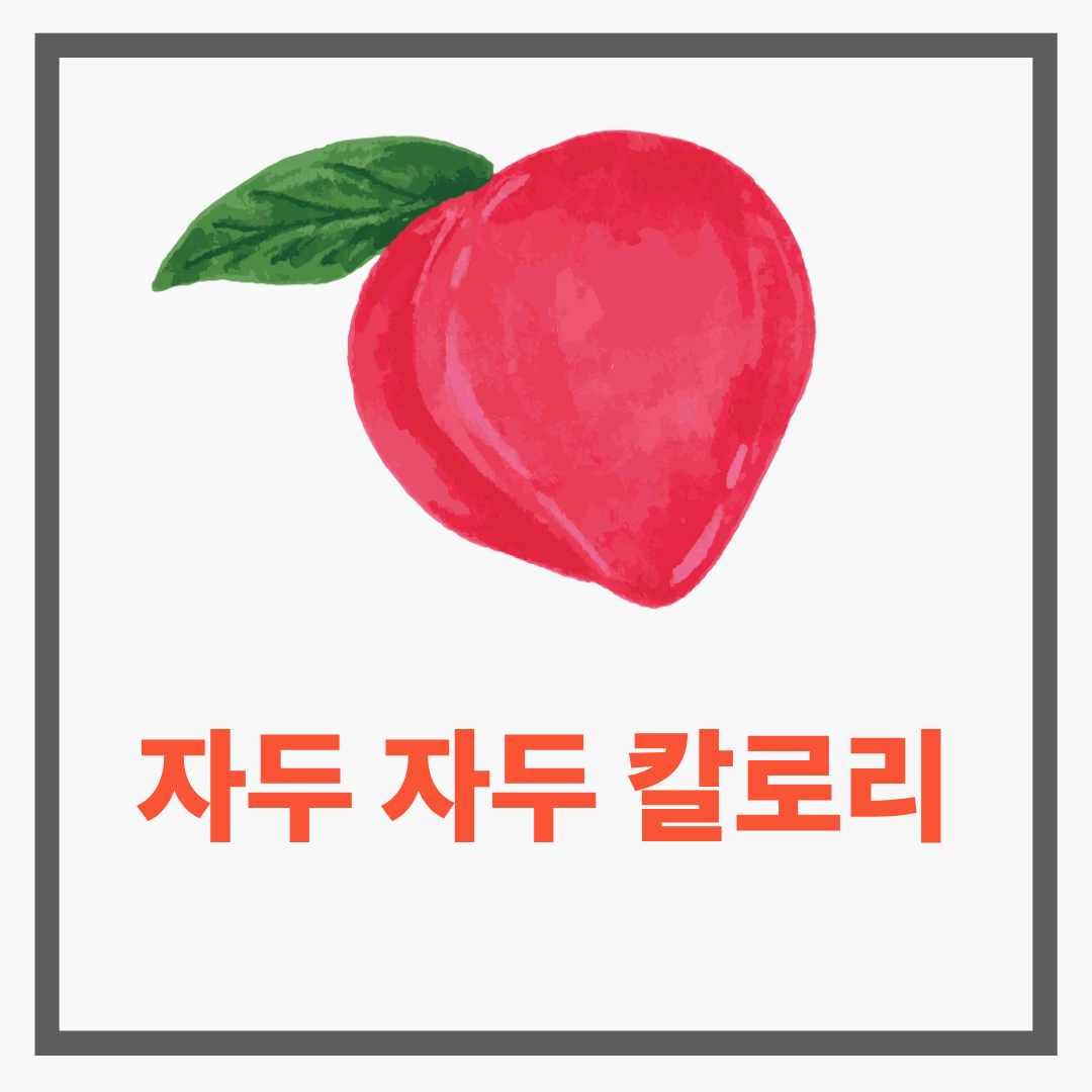 자두 칼로리