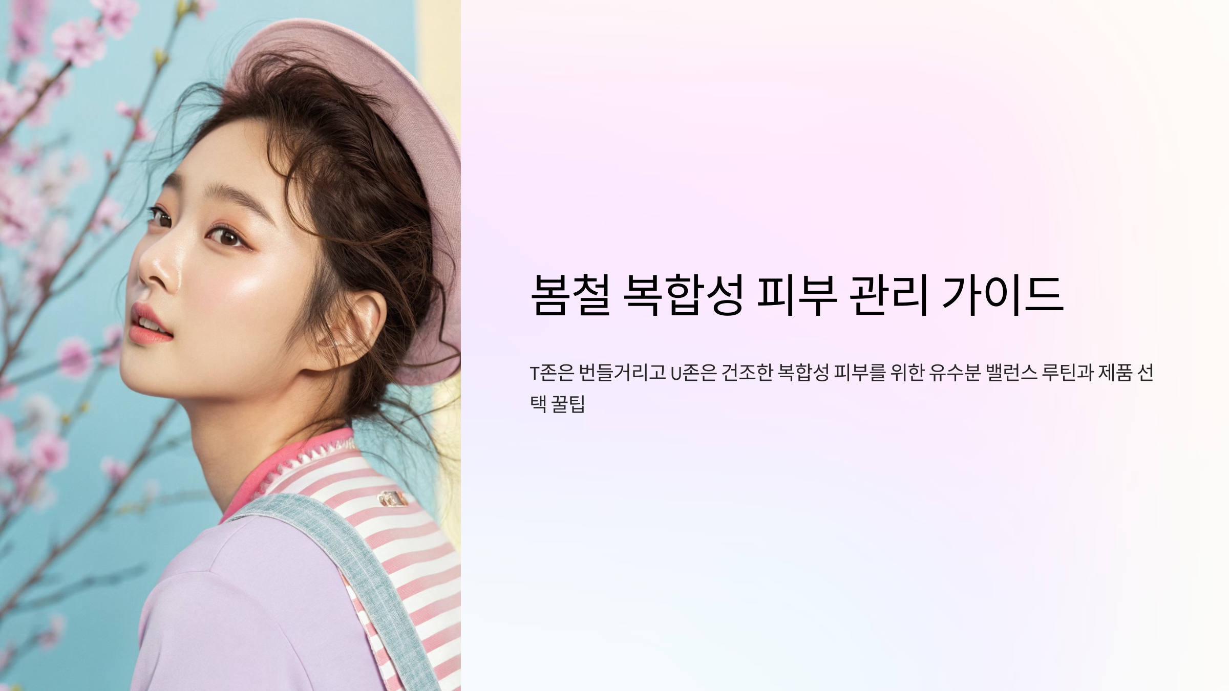 봄철 복합성 피부관리 가이드