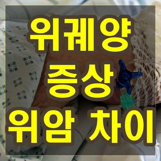 위궤양 증상 위암과 차이