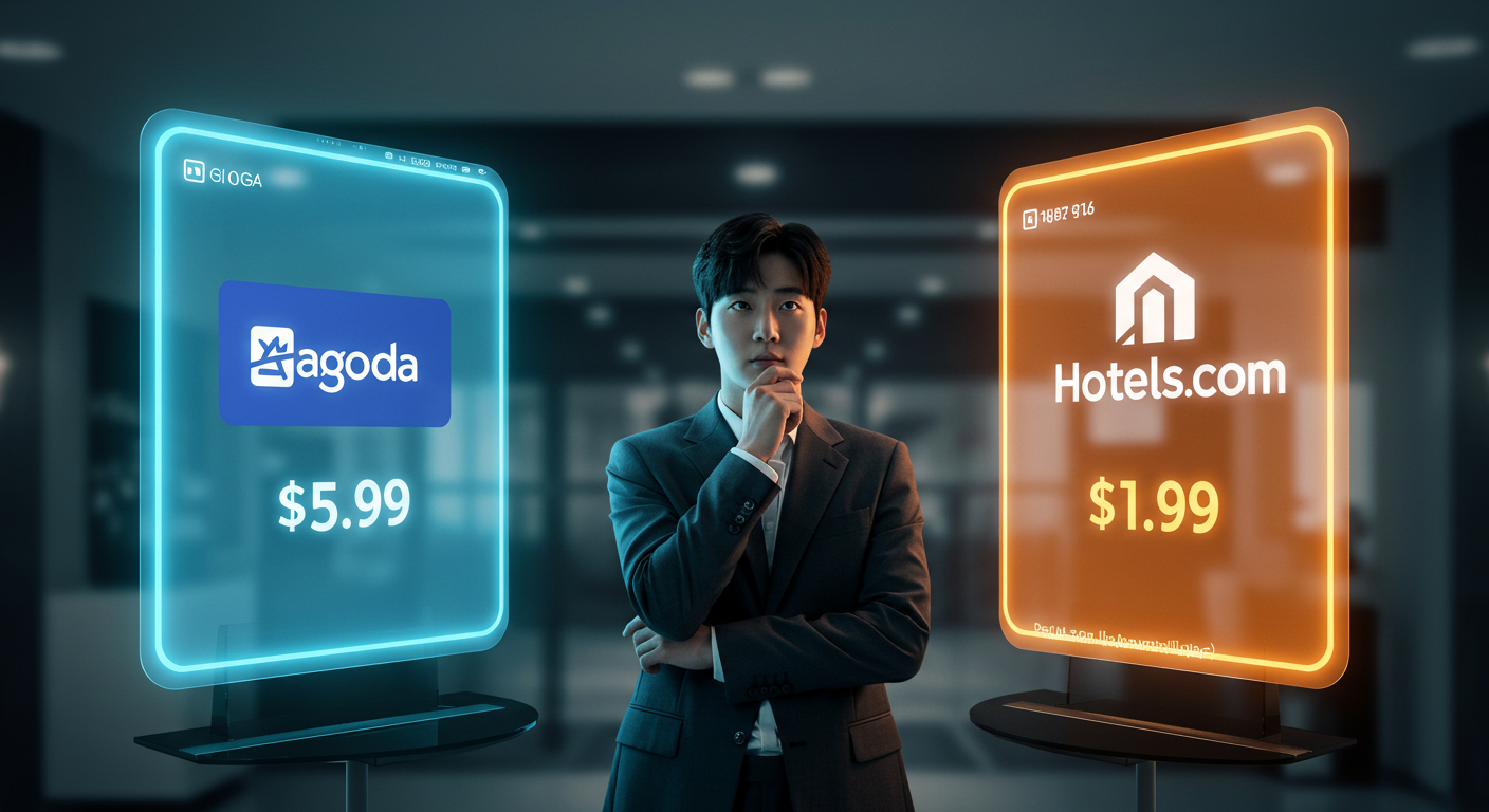 아고다 vs 호텔스닷컴 어디가 정말 저렴할까? 실제 예약해본 충격 결과