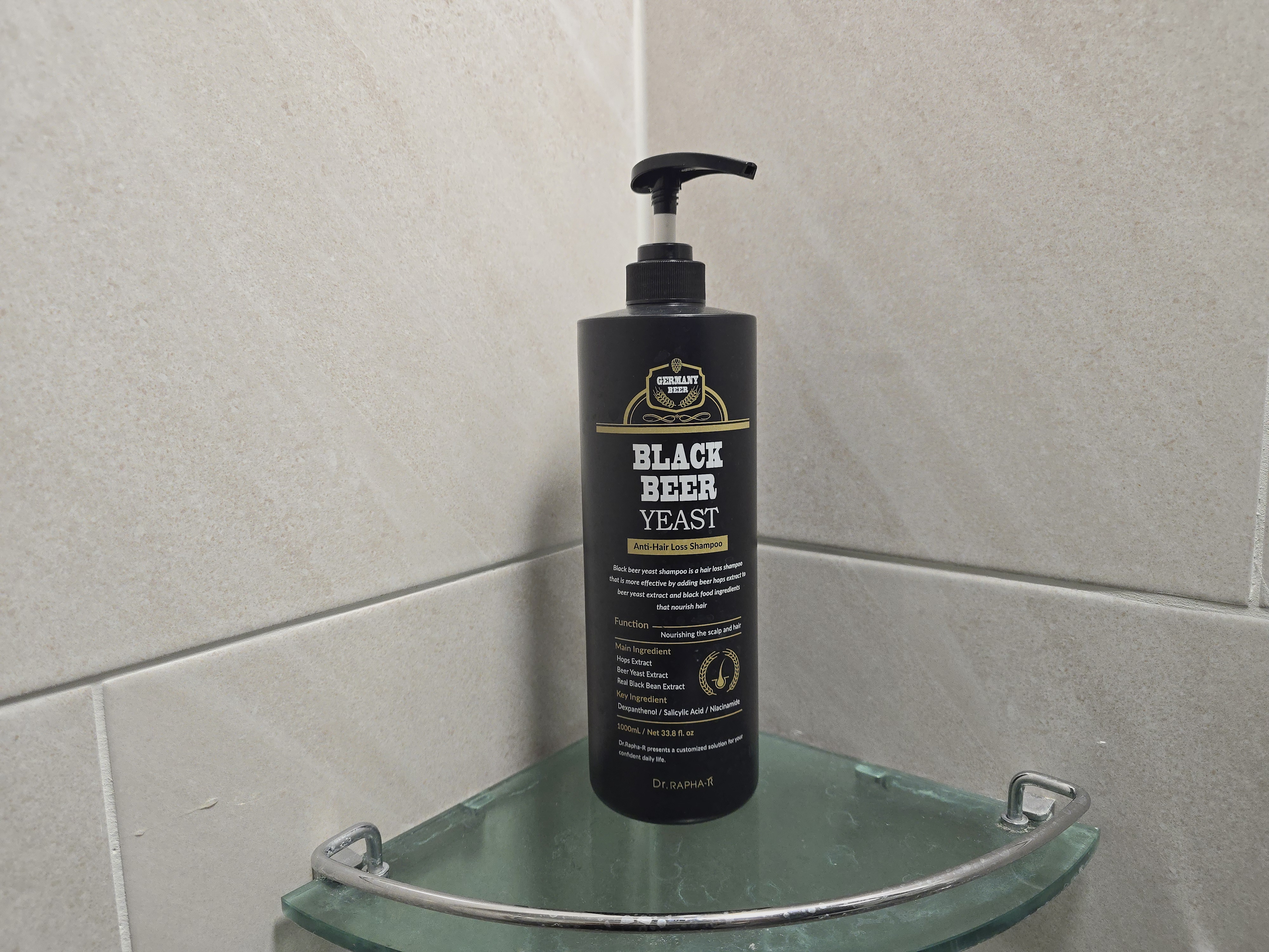 닥터라파알 더진한 블랙 맥주효모 탈모샴푸