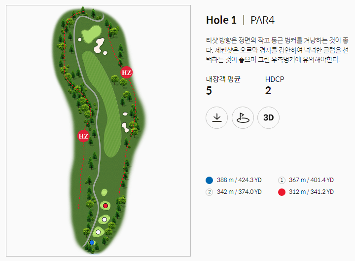 한림용인 CC 다이아몬드코스 01