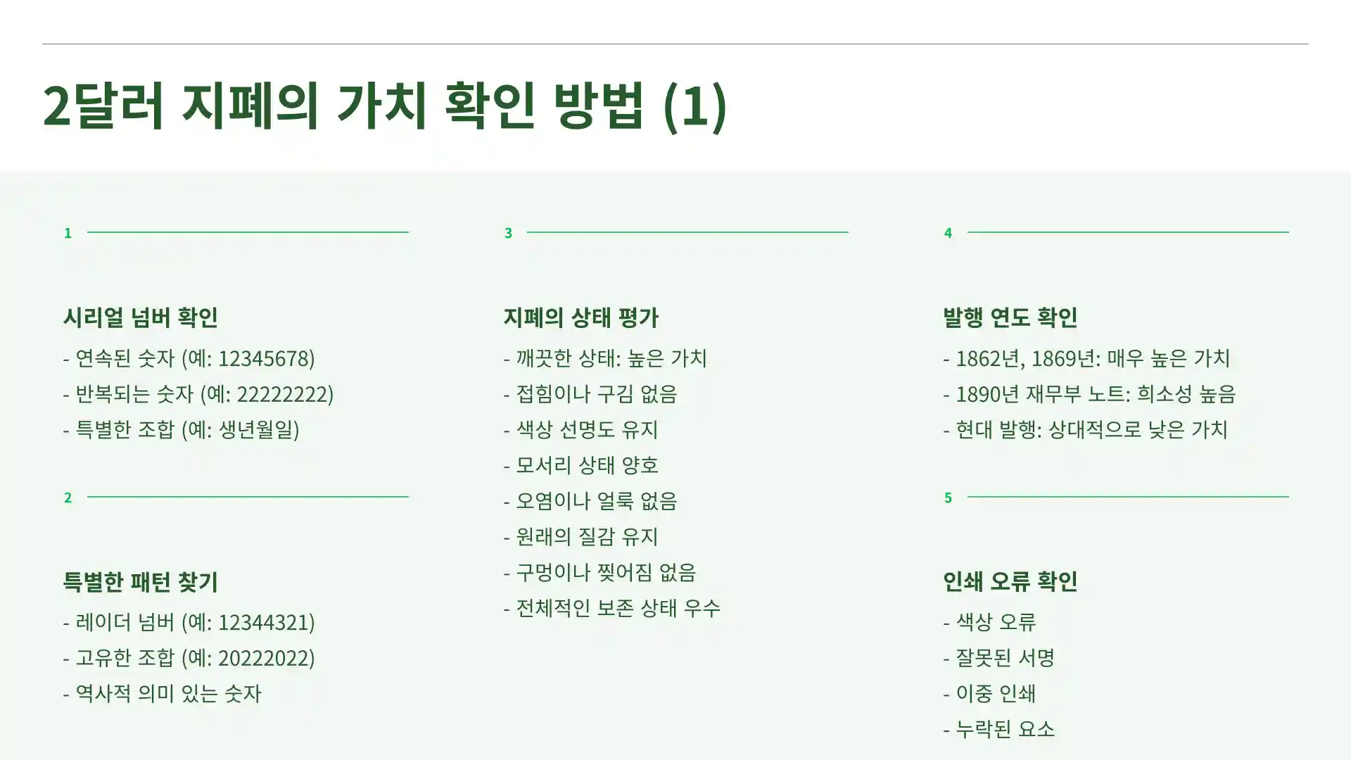 2달러 지폐 가격