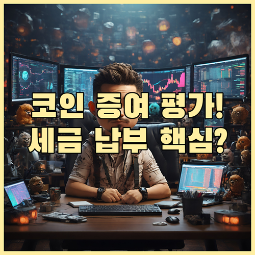 코인 증여 평가액 산정부터 납부까지:..