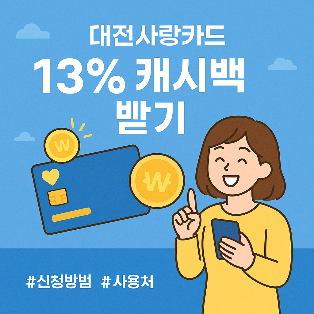 대전사랑카드 혜택 · 신청방법 · 사용처