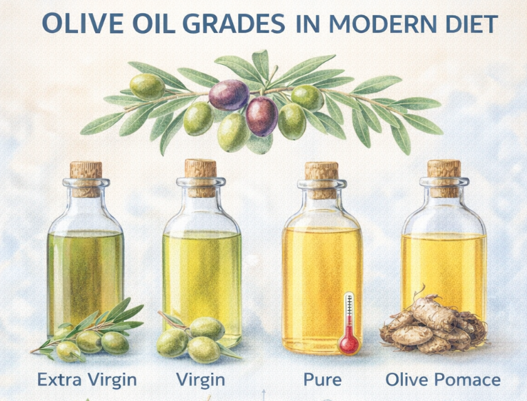 올리브 오일 등급 구별법 관련 사진