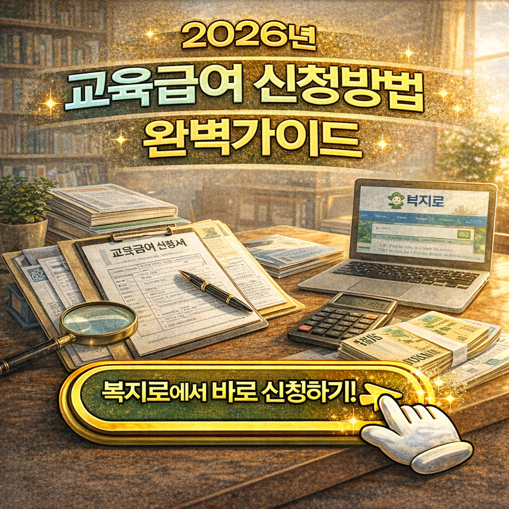 2026 교육급여 신청 꿀팁｜복지로에서 5분 만에 끝내는 신청법