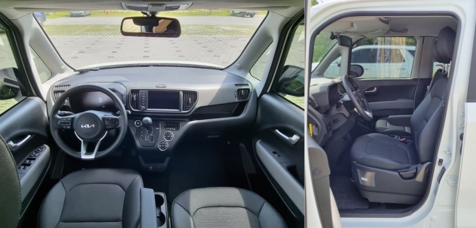 운전석 시트는 좀 불편했습니다.