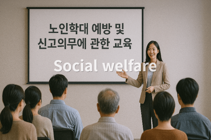 노인학대 예방 교육 인권교육