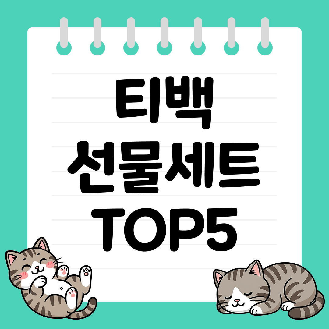 가을에 마음을 전하기 좋은 티백 선물세트 추천 TOP5