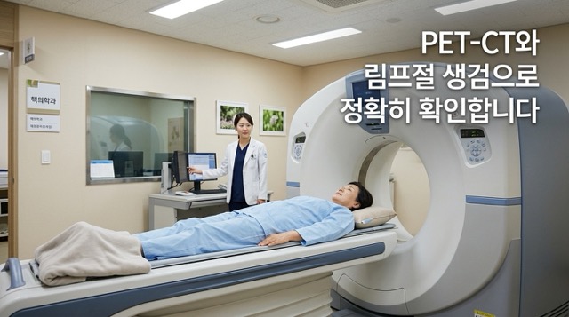 림프종 진단 혈액검사 CT PET 조직검사 방법