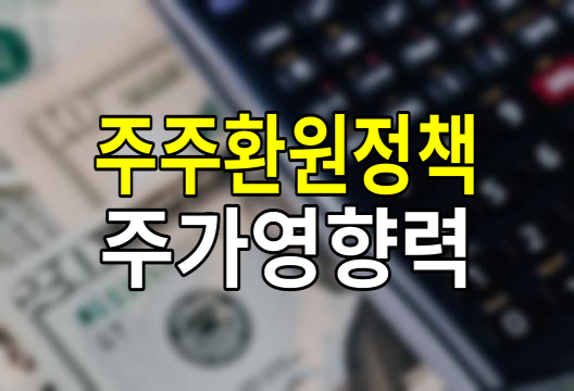 주주환원 정책이 주가에 미치는 영향
