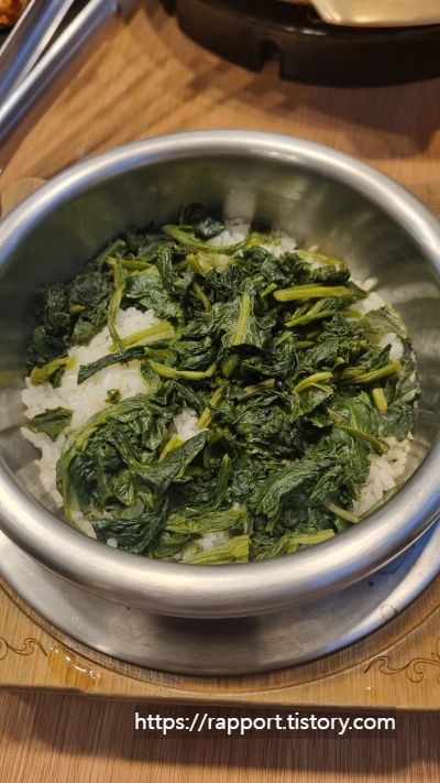 곤드레향기-4인한상-곤드레밥