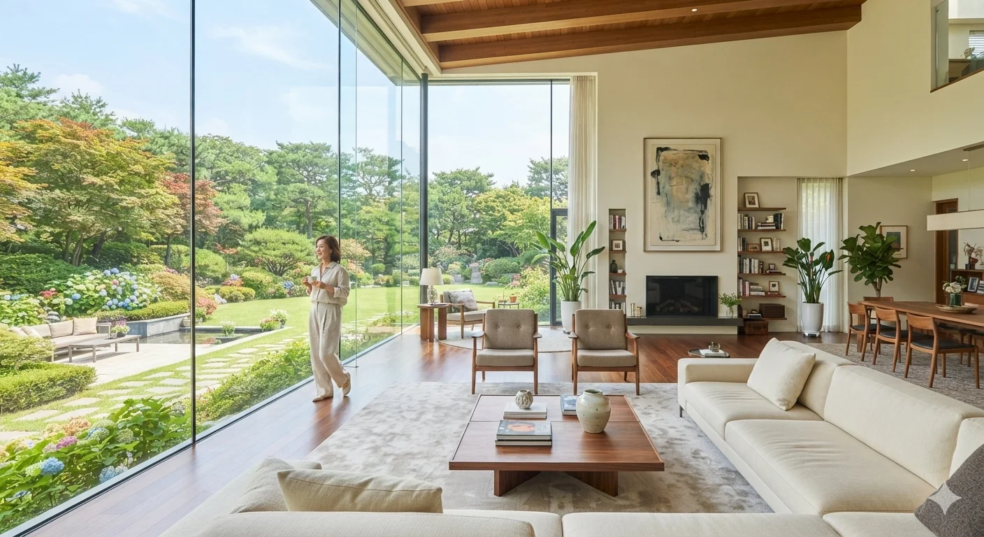 영화 기생충 송강호 기택네 반지하 집과 박 사장 대저택의 수직적 계급 대비 장면