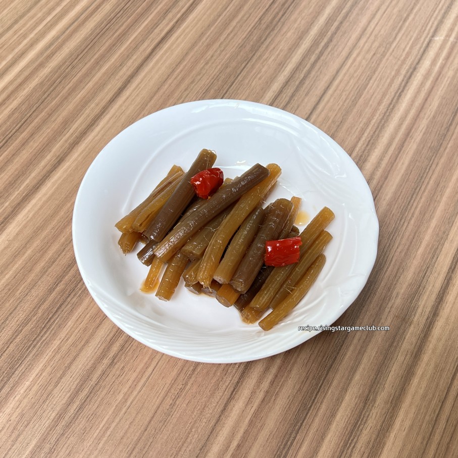 머위대 장아찌