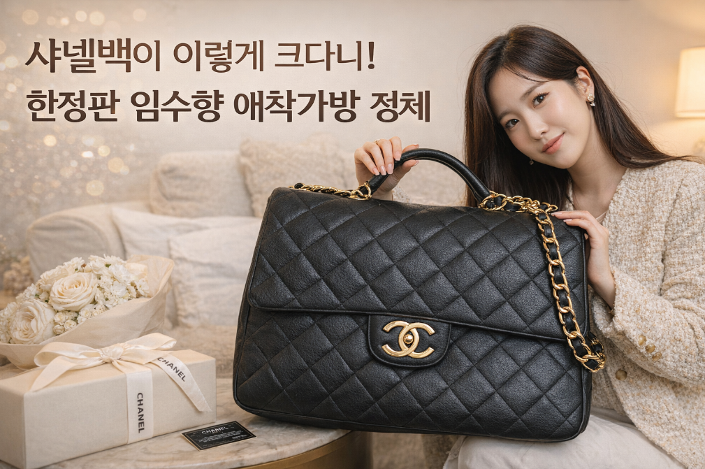 임수향 샤넬백 한정판, 이 사이즈 실화인가요?