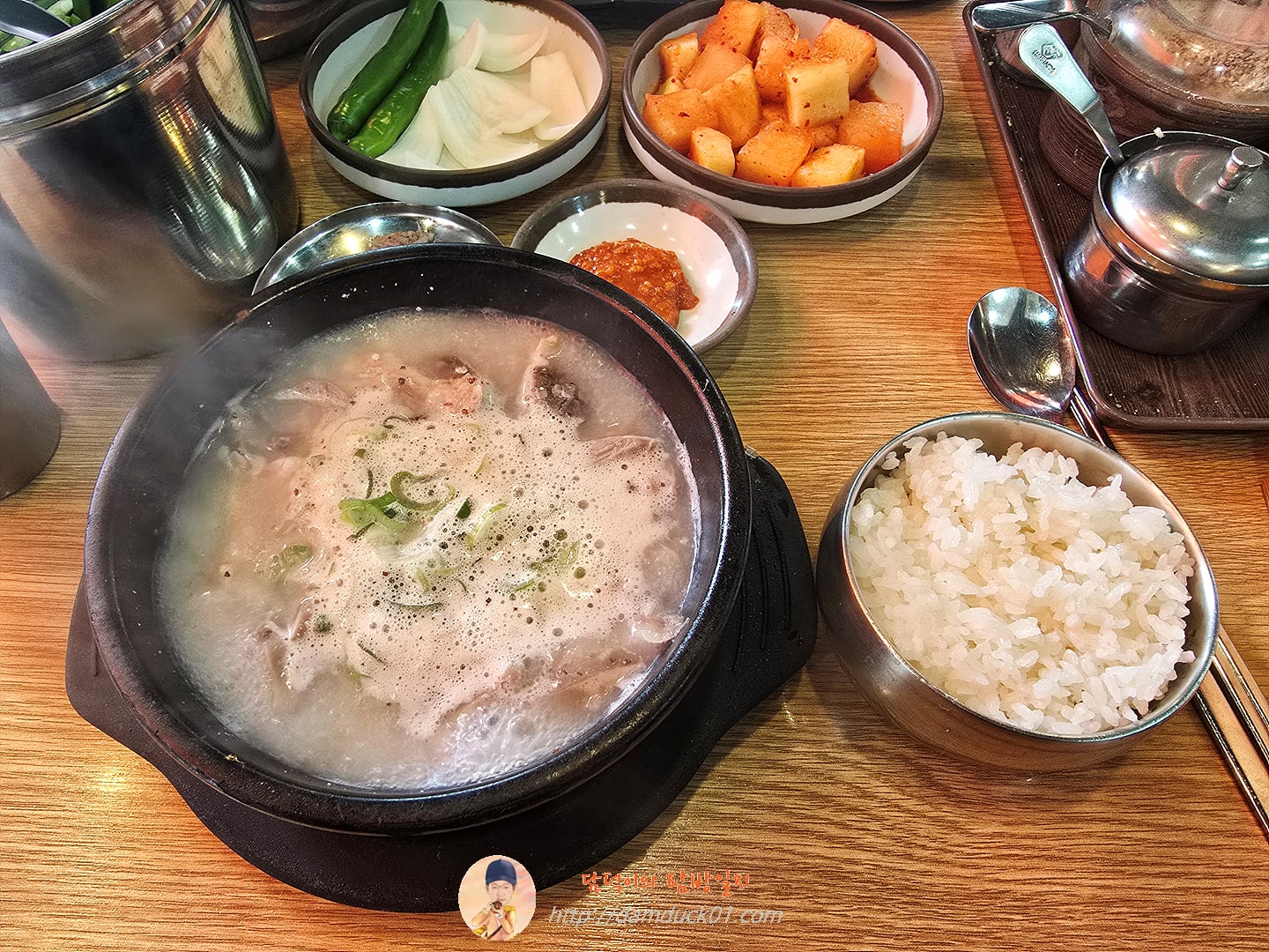 순대국 섞어서 보통