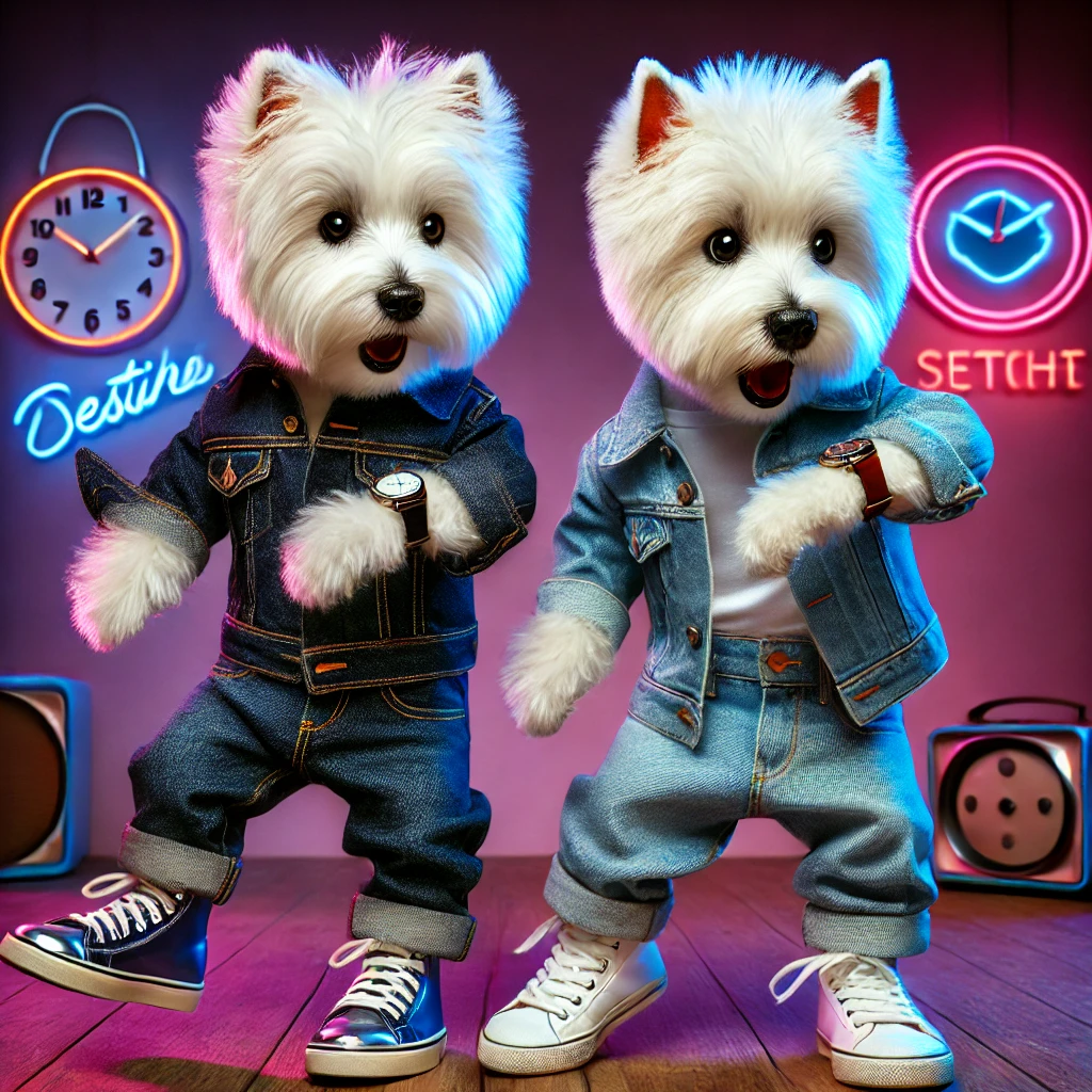 Shocked Westies