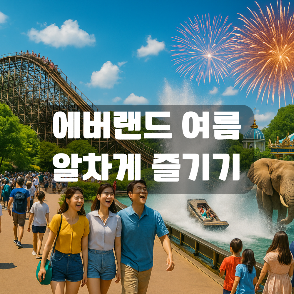 에버랜드 여름 알차게 즐기기