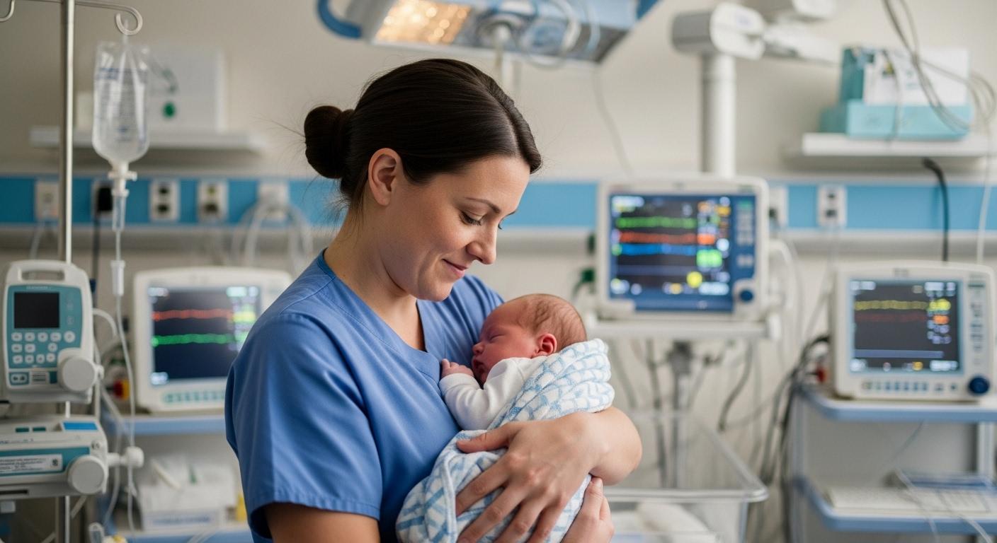 아기 병원 응급실