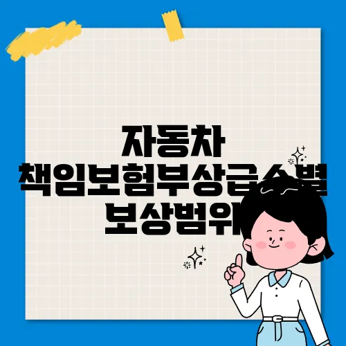 자동차 책임보험부상급수별 보상범위