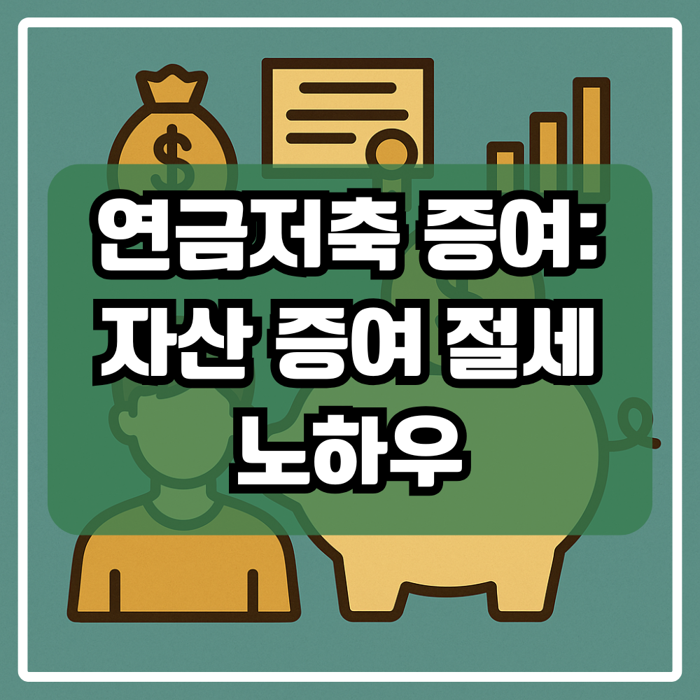 연금저축증여