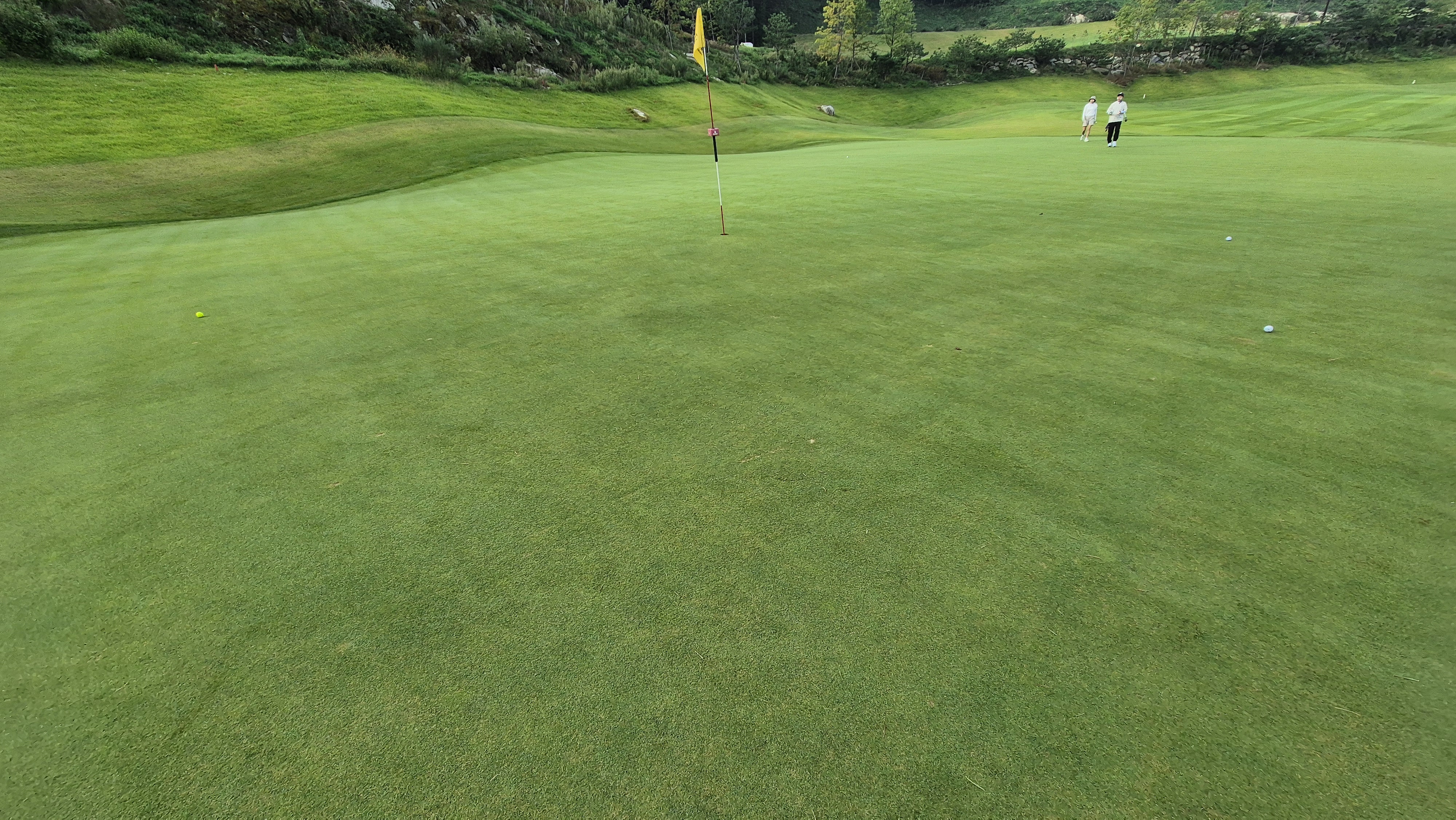 오로라cc 그린 빠르기 및 난이도