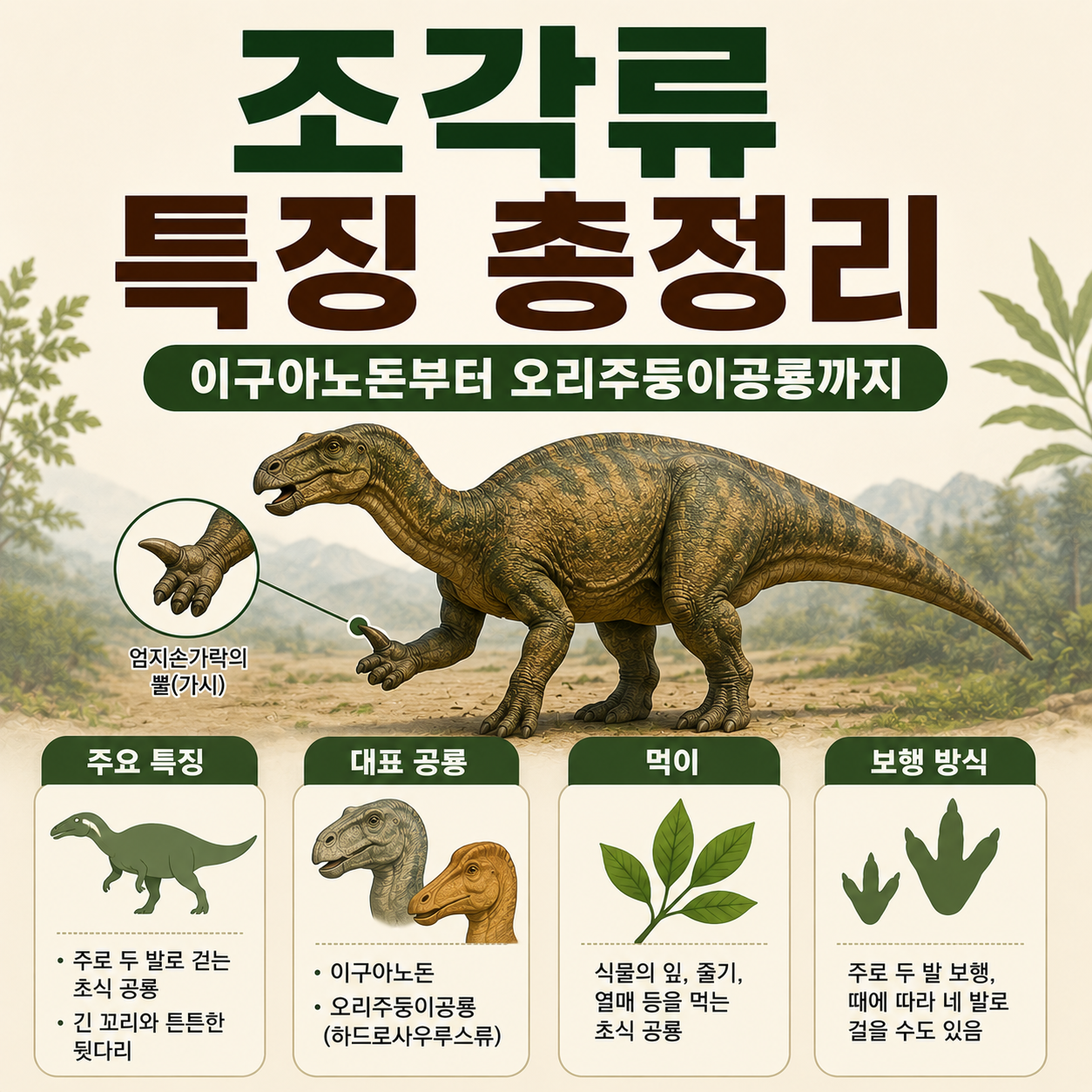 조각류 특징